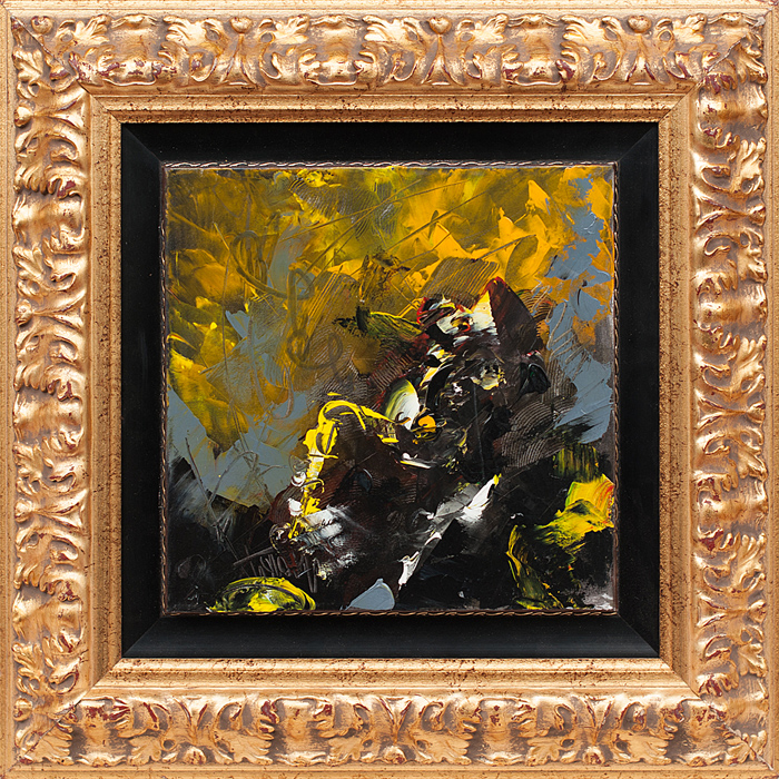 Francesco Toraldo BLUE NOTE Olio su tela 30x30 cm - 2010