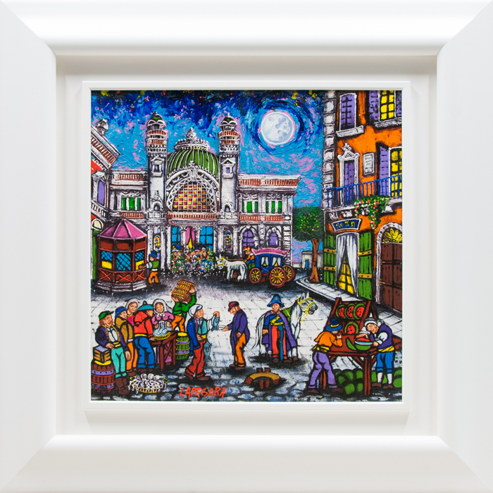 Lapesara TEATRO MARGHERITA Olio su tela 50x50 cm - 2014