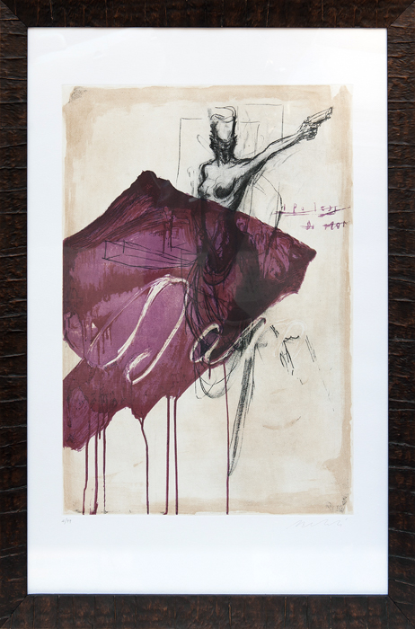 Luca Bellandi IPOTESI DI MONUMENTO -Serigrafia 99x69 cm