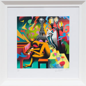 Mark Kostabi ETERNAL MELODY serigrafia 39 passaggi di colore 70x70 cm - 2015